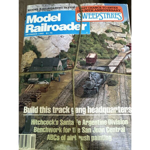 Model Railroader By Complete Year 1983 Lot Train Enthusiasts Tutorials Tips